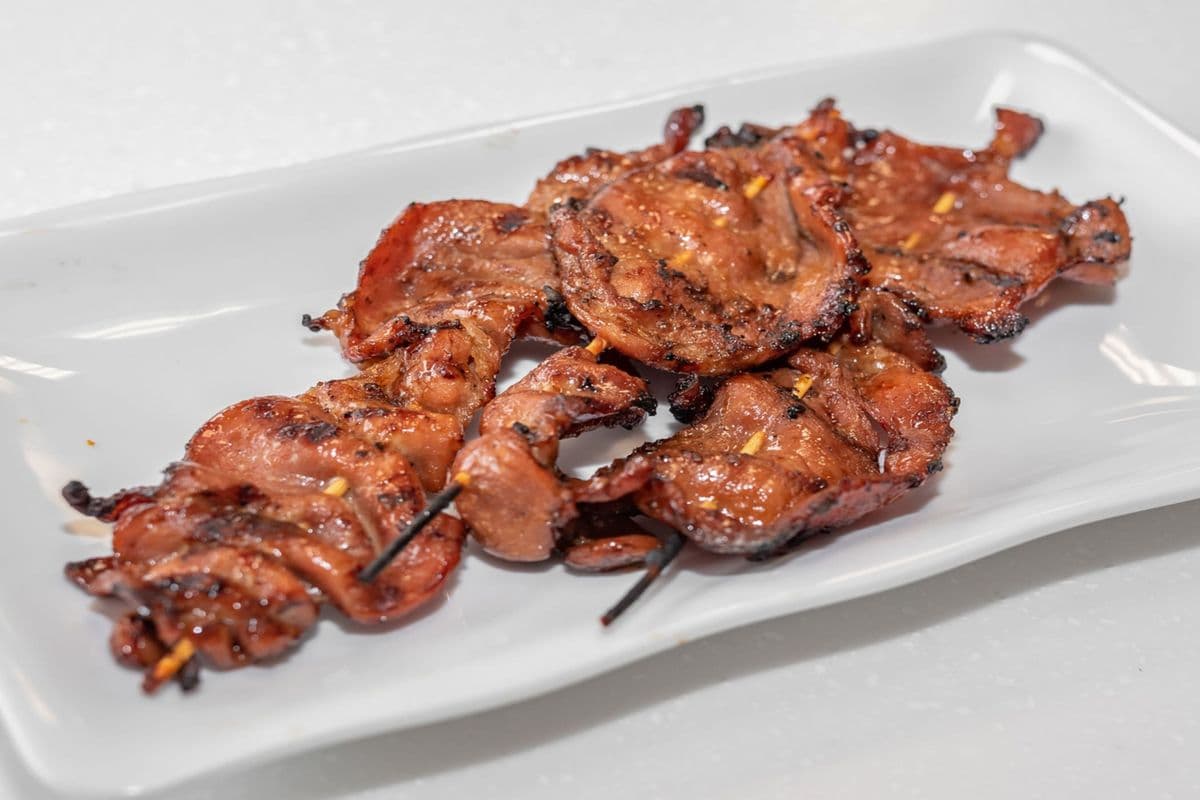 BBQ Pork Slice Skewers (Xiên Thịt Nướng)