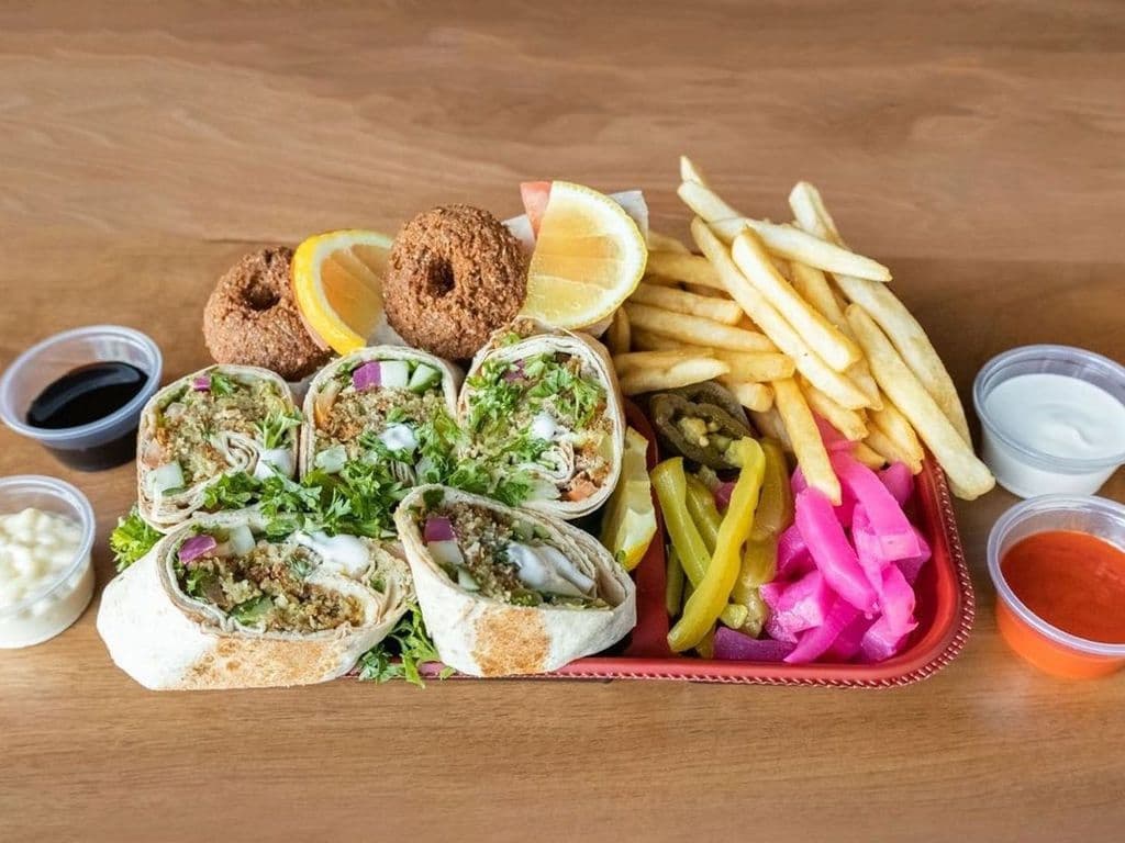 Veg Falafel Saj/Meal