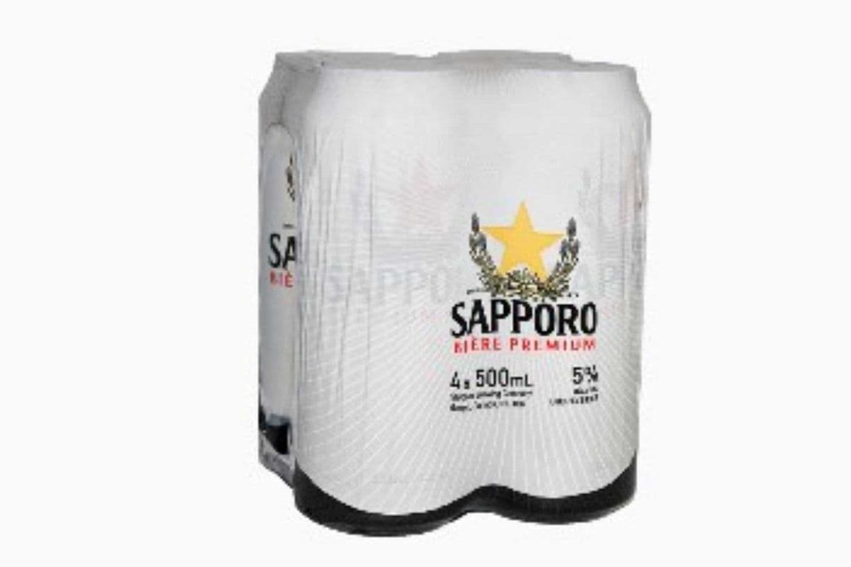 Sapporo 4 x 500 ML Cans (1 x 500 ml)