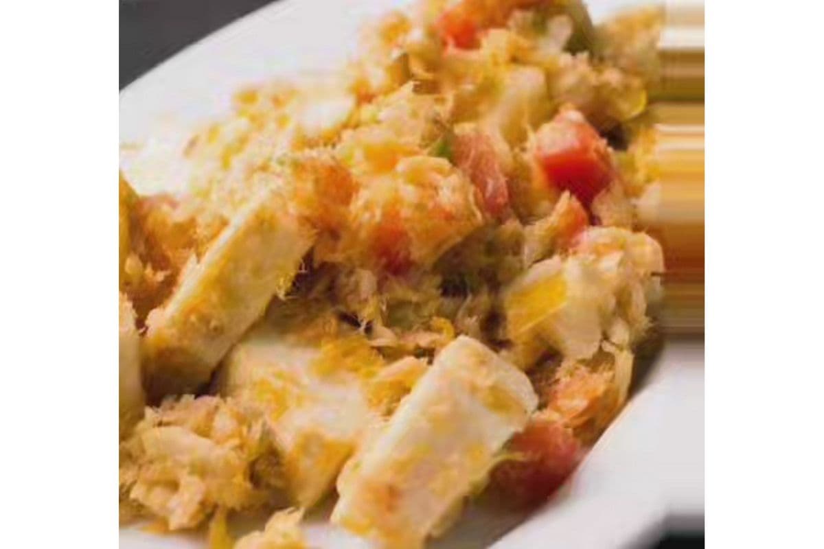 Salt Fish Cook up ( ONLY AVAILABLE ON SATURDAYS )