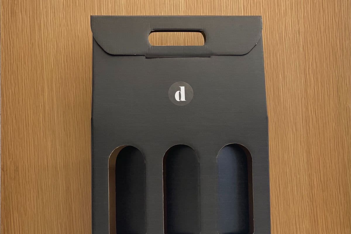 Triple Window Gift Box Wine Carrier