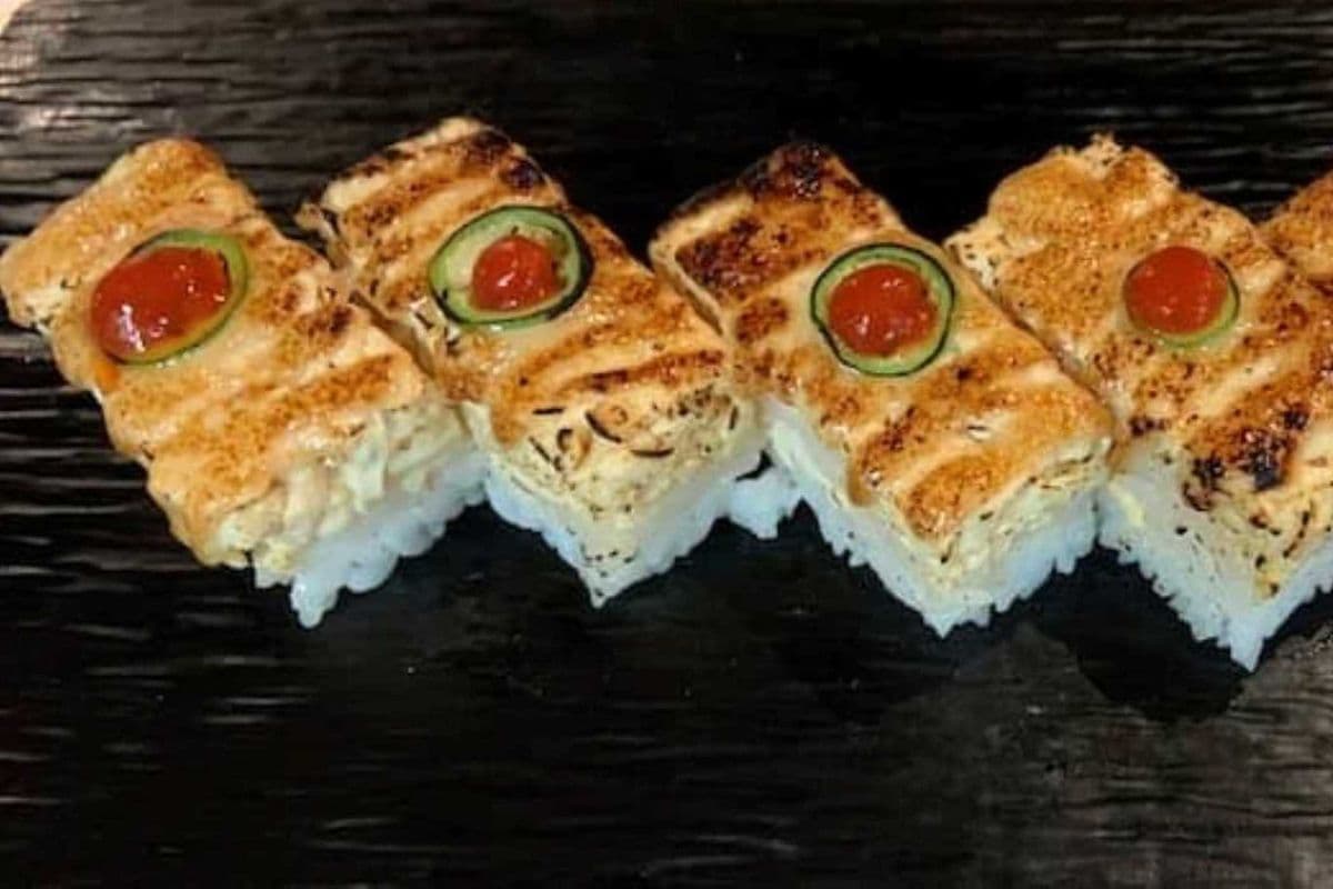 Vegan Crab Meat Oshi (6pcs)