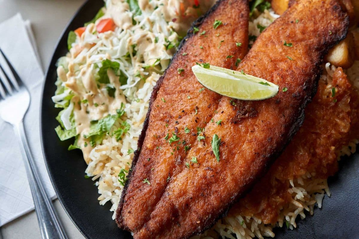 Pan Fried Fish Plate