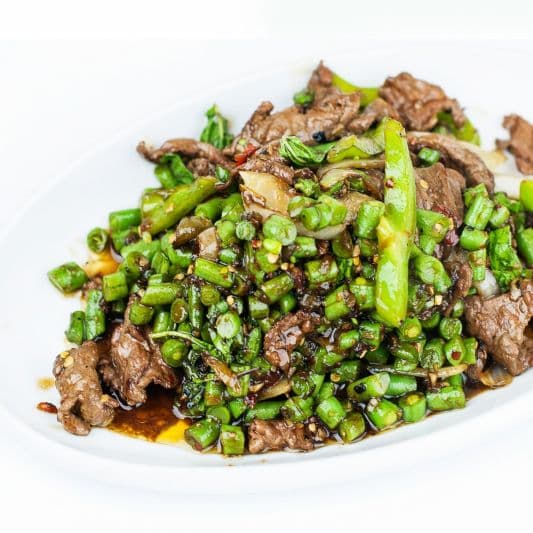 114. Minced Beef with Spinach