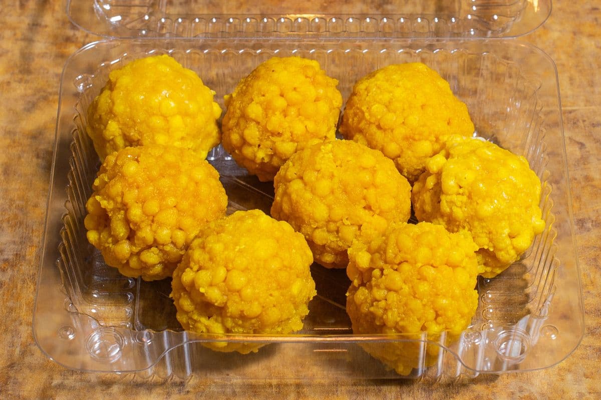 Moti Boondi Ladoo with Dry Fruits