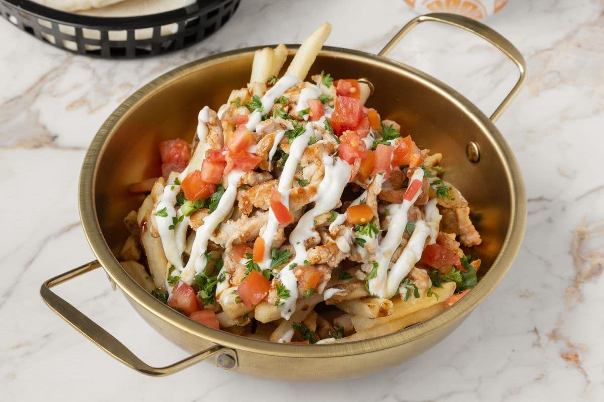 Loaded Chicken Shawarma Fries
