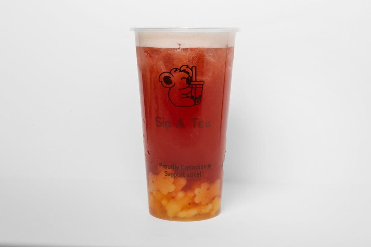 Strawberry Fruit Tea (Hot) (Regular Size)
