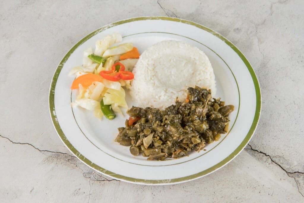Steamed Callaloo