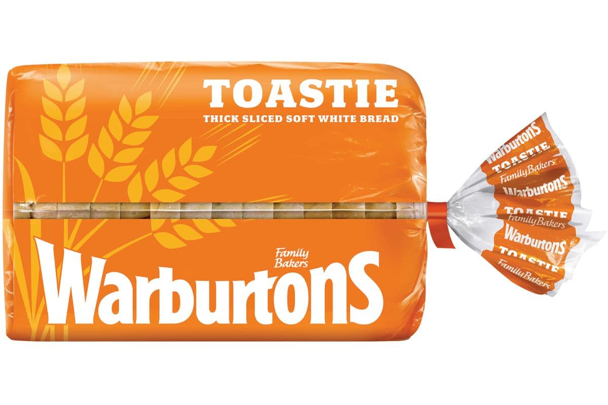 Warburtons Toasty White Bread 800g