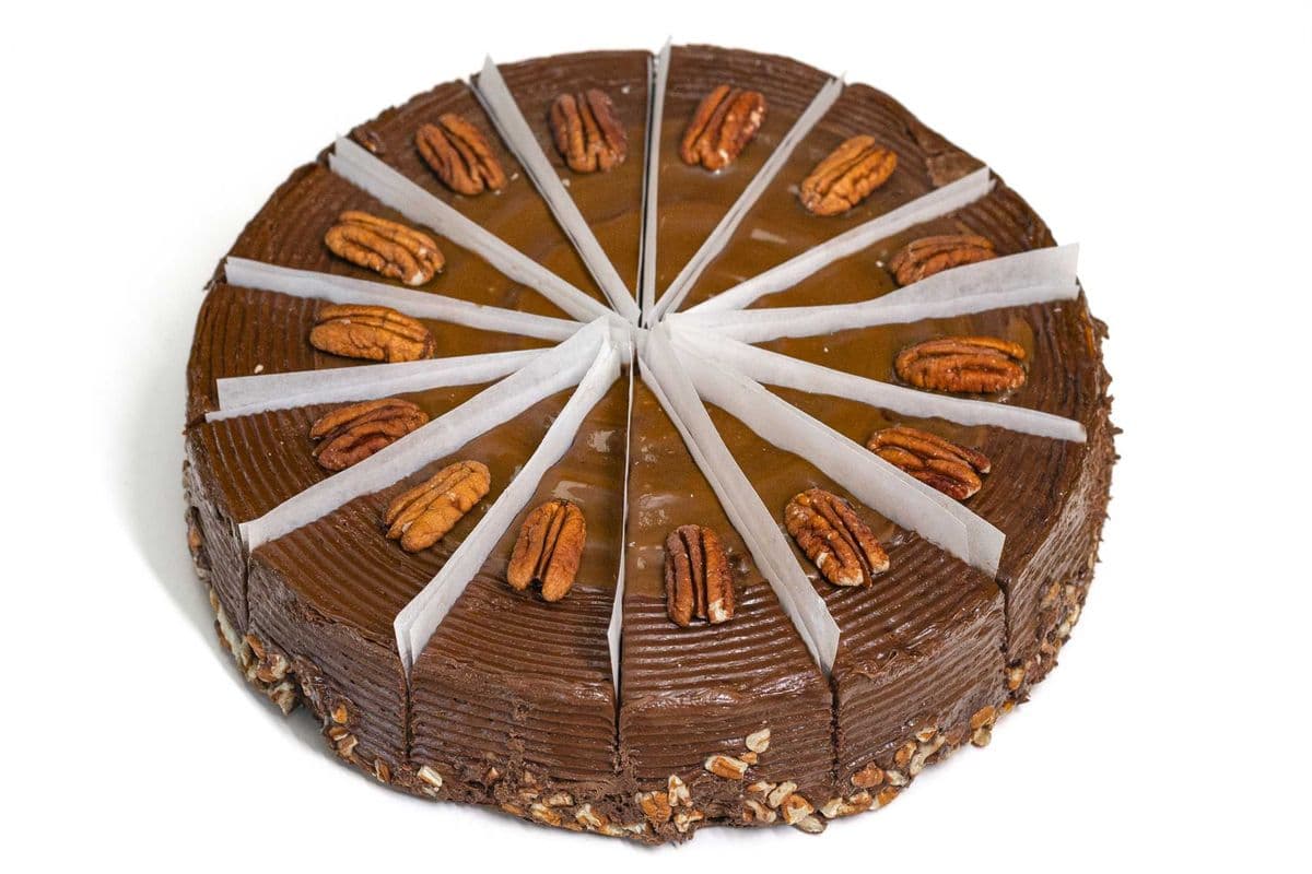 Pecan Caramel Fudge Cheesecake