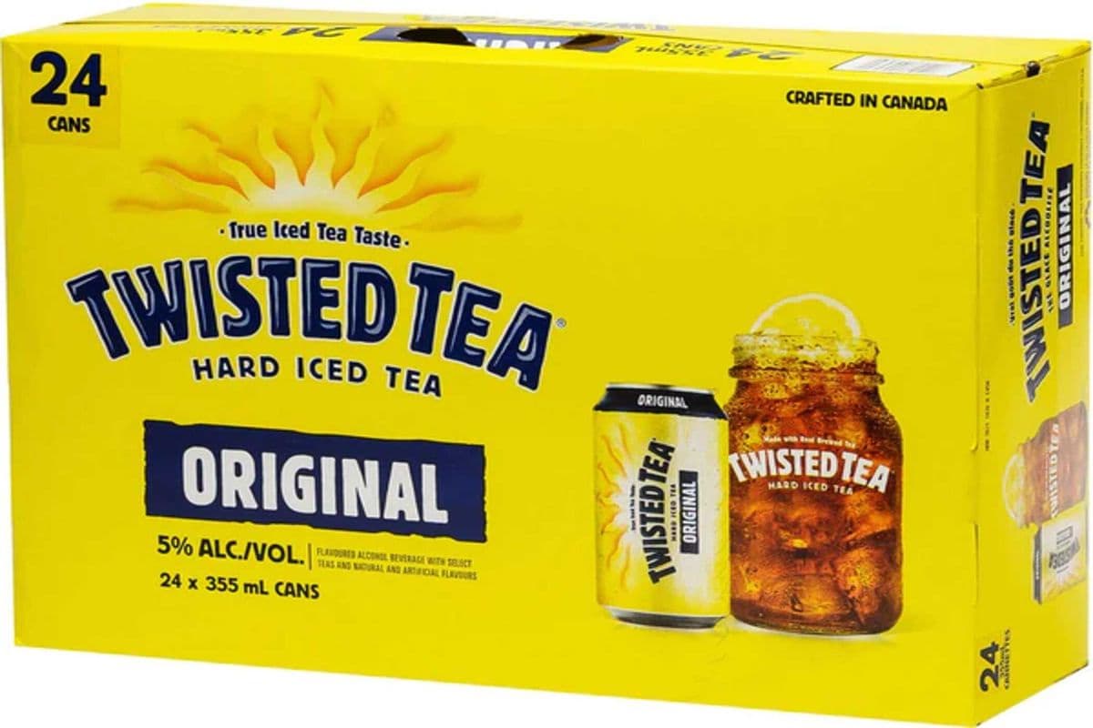 TWISTED TEA ORIGINAL HARD ICED TEA 24PKC (1 x 24x355ML)