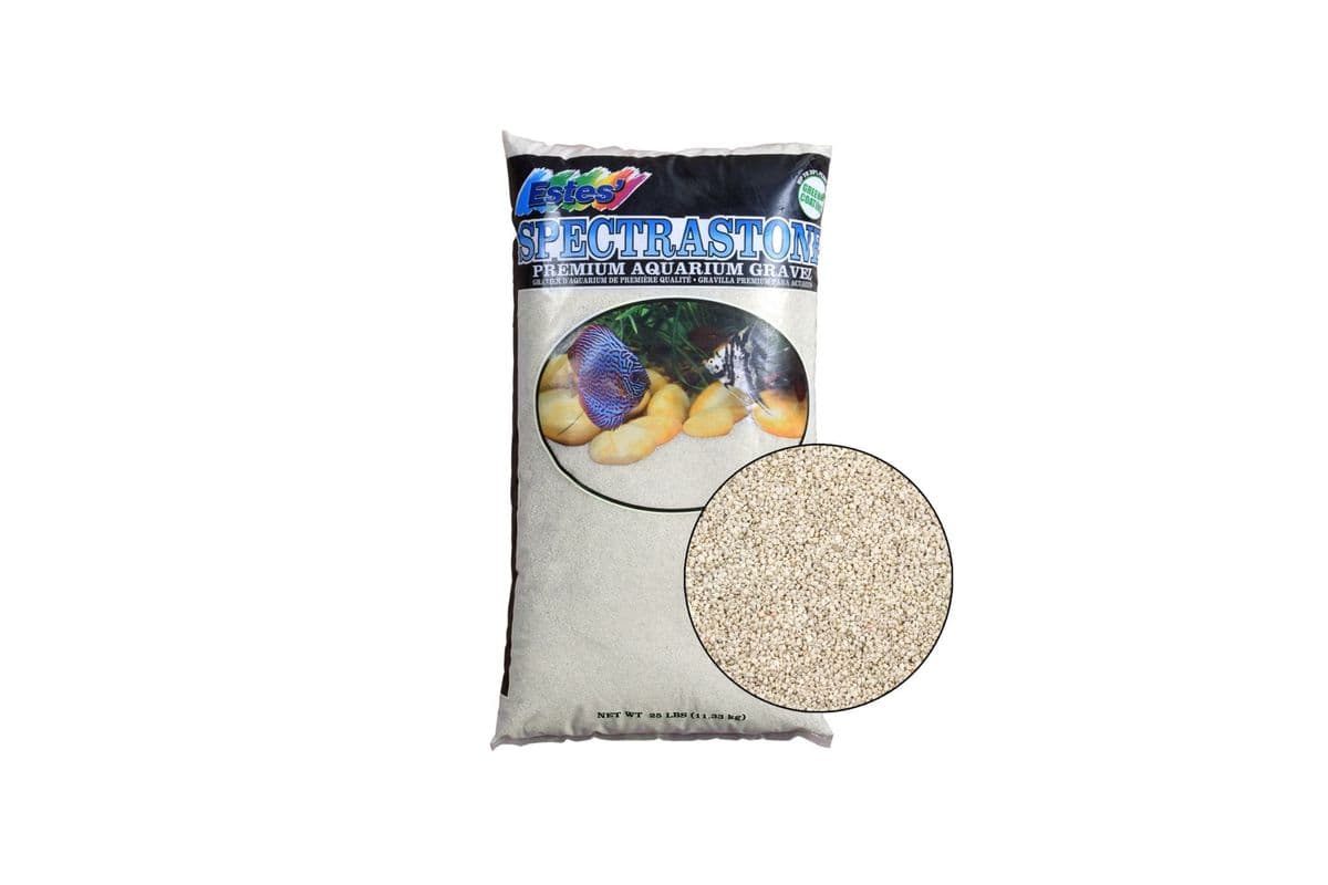 Estes Stoney River Premium Aquarium Sand - White (25 lbs)