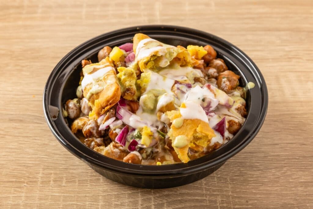 Samosa Channa Chat (Veg)