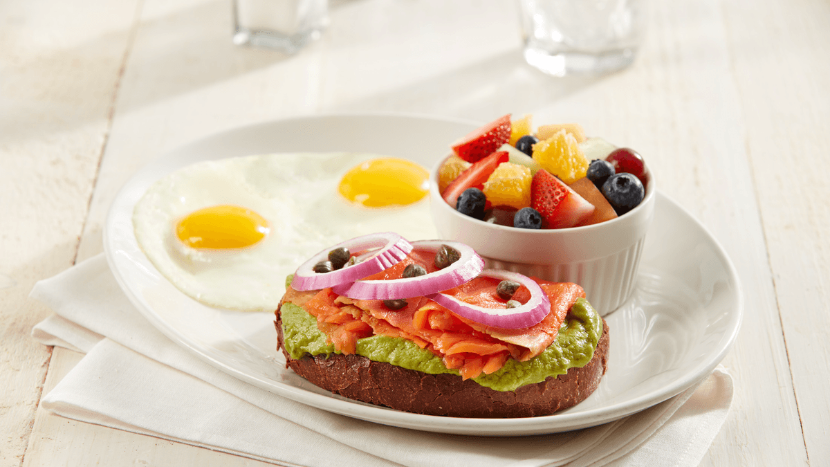 Salmon Avocado Plate