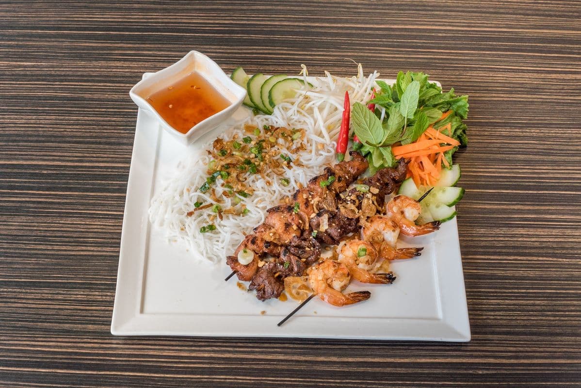 Beef Skewer Wrap and Roll