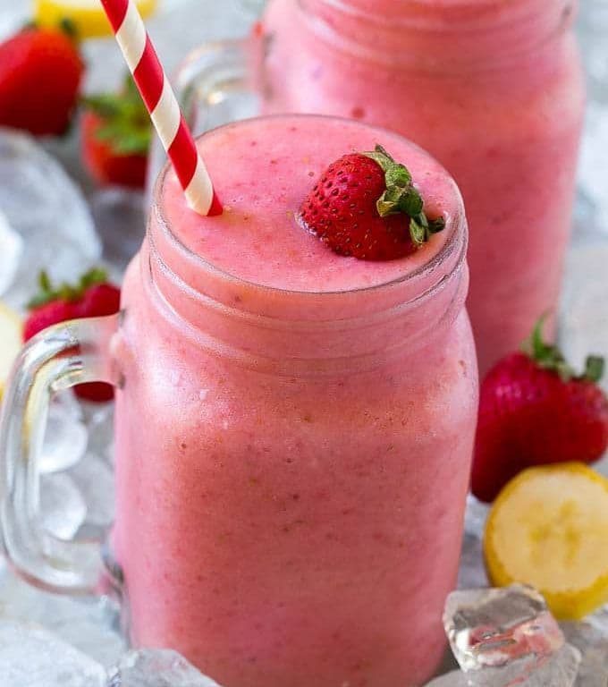 Strawberry Sunrise Smoothie | 100% REAL Fruits SM (16oz)