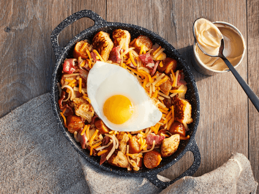 Poêlée briochée au beurre d'érable / Maple butter brioche skillet