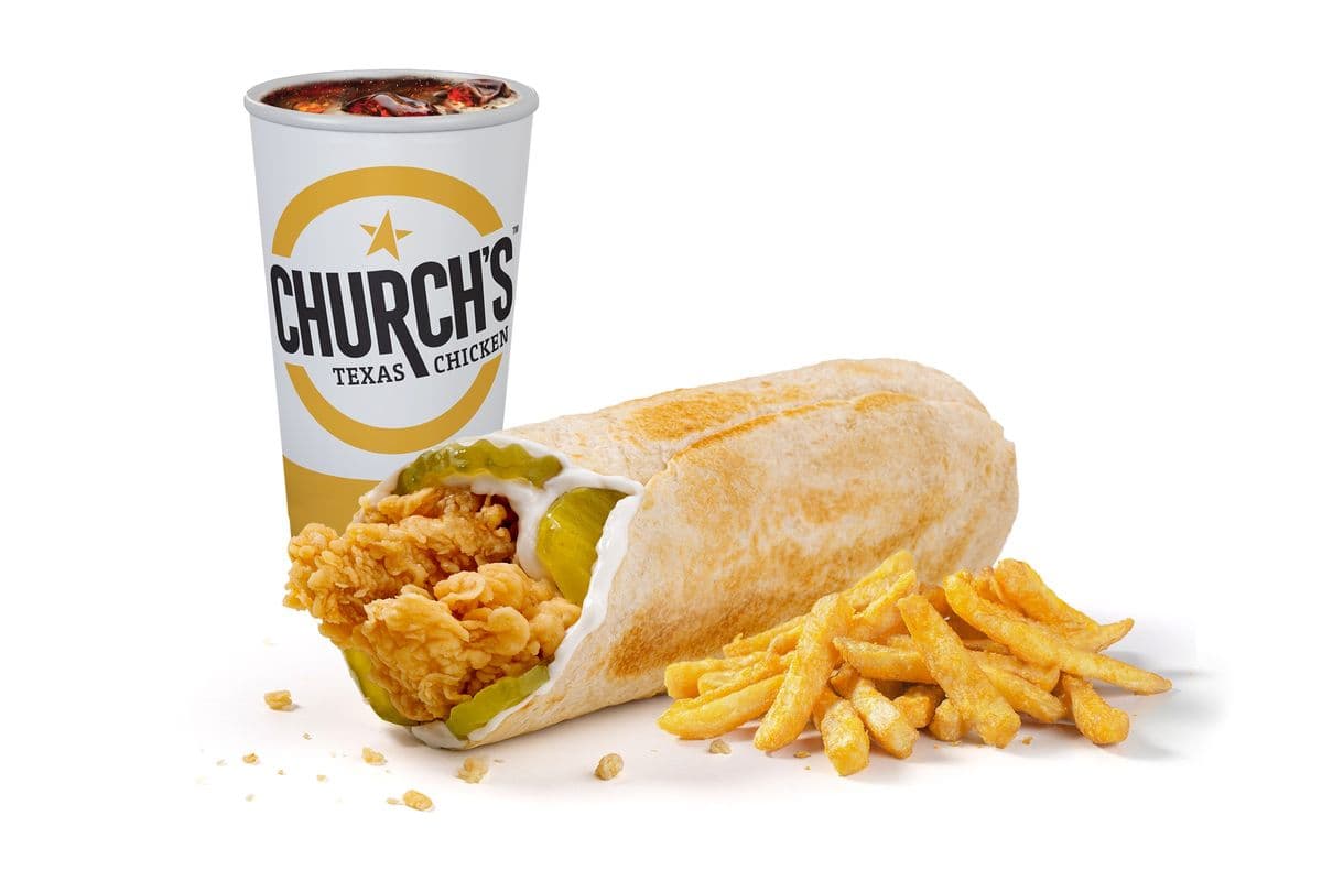 Texan Chicken Wrap Combo