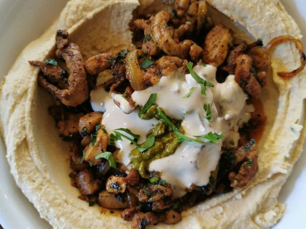 Chicken Shawarma Hummus