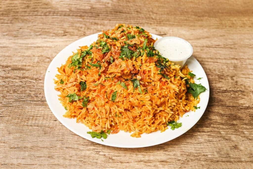 Biryani au poulet au beurre / Butter Chicken Biryani