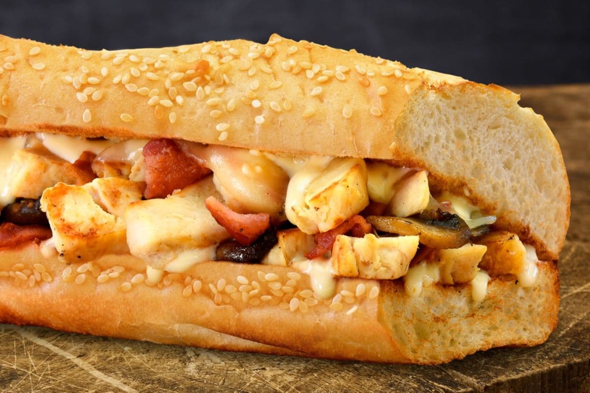 12" Large Chicken Carbonara Sub