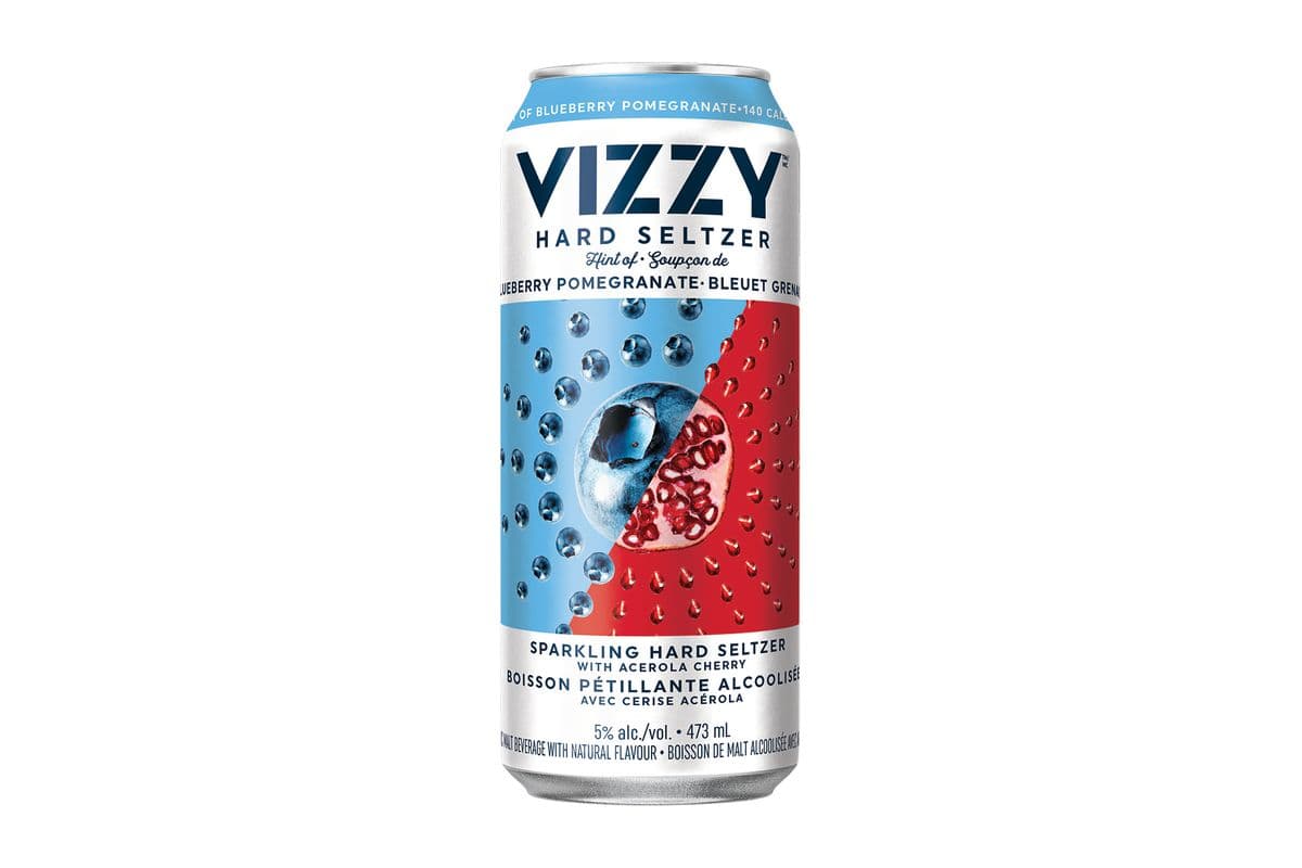 Vizzy Hard Seltzer-Blueberry Pomegranate (473 ml)