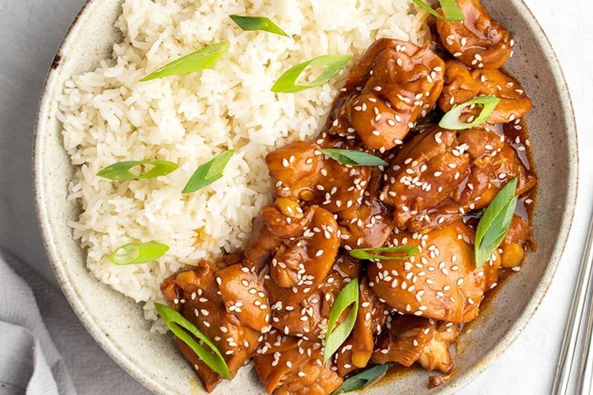 NEW TERIYAKI CHICEKEN WITH RICE