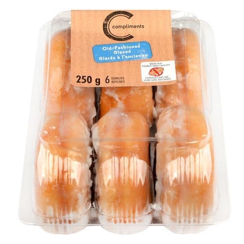 Compliments Donuts Old-Fashioned Glazed 250G