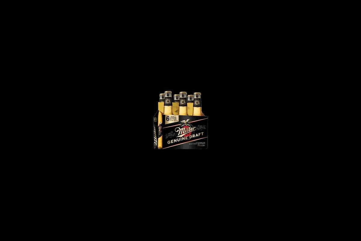 Miller Genuine Draft (6 Bottles) (1 x 6*355ML)