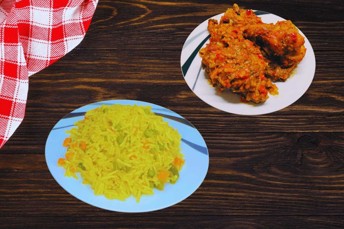 Turkey Sauce and Fried Rice