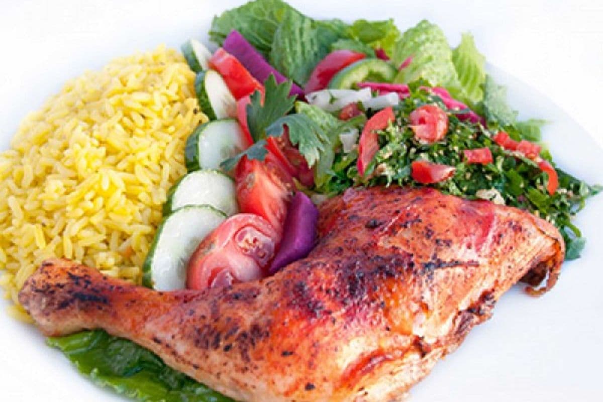 Roasted Quarter Chicken Platter