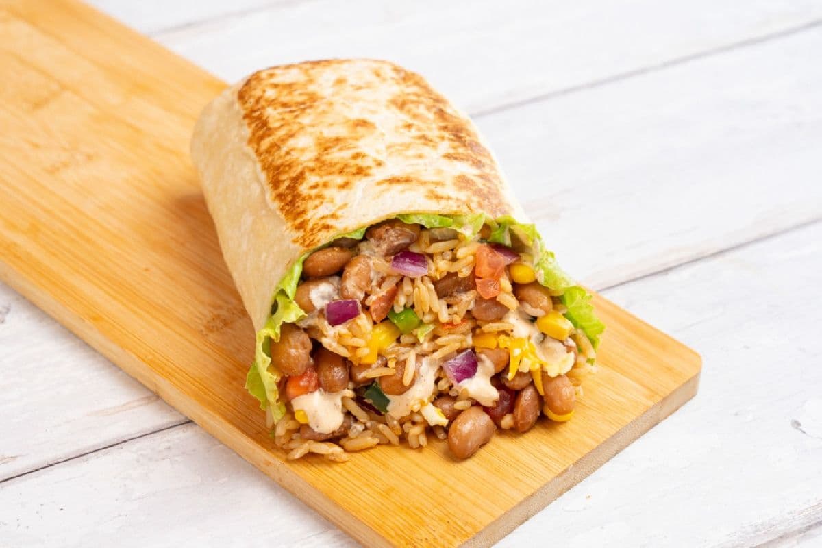 Burrito aux haricots sans gluten / Gluten-Friendly Bean Burrito