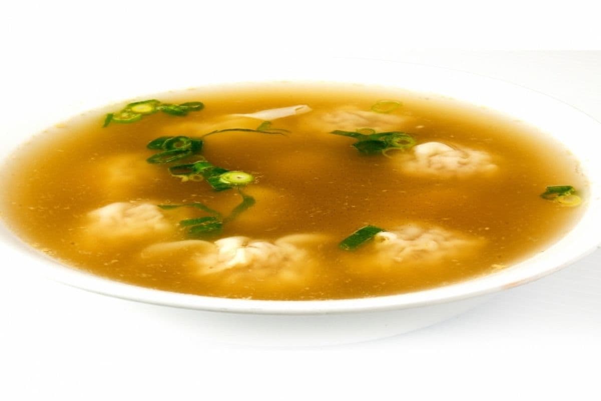 Soupe Wonton Frits / Fried Wonton Soup