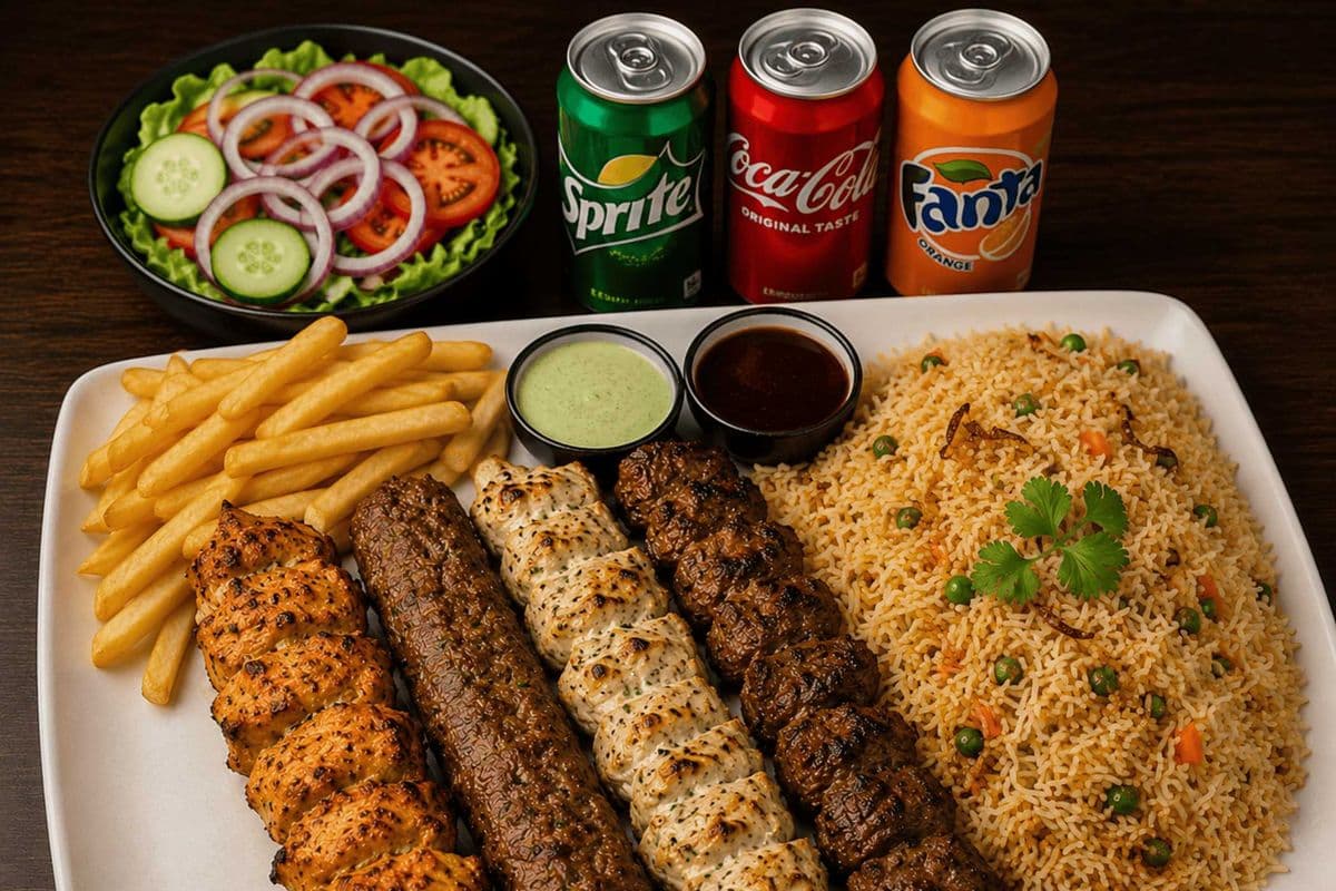 Half Kg Small Family Mixed Platter Combo 7 (2–3 People)