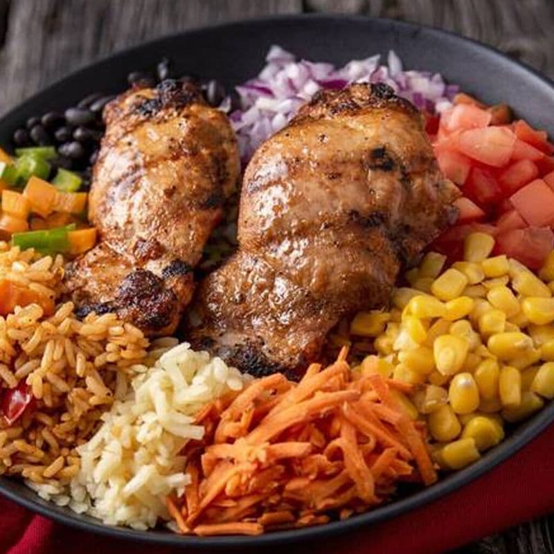 Piri bol Escalope de poulet (cuisse) / Chicken Escalope (Thigh) Piri Bowl