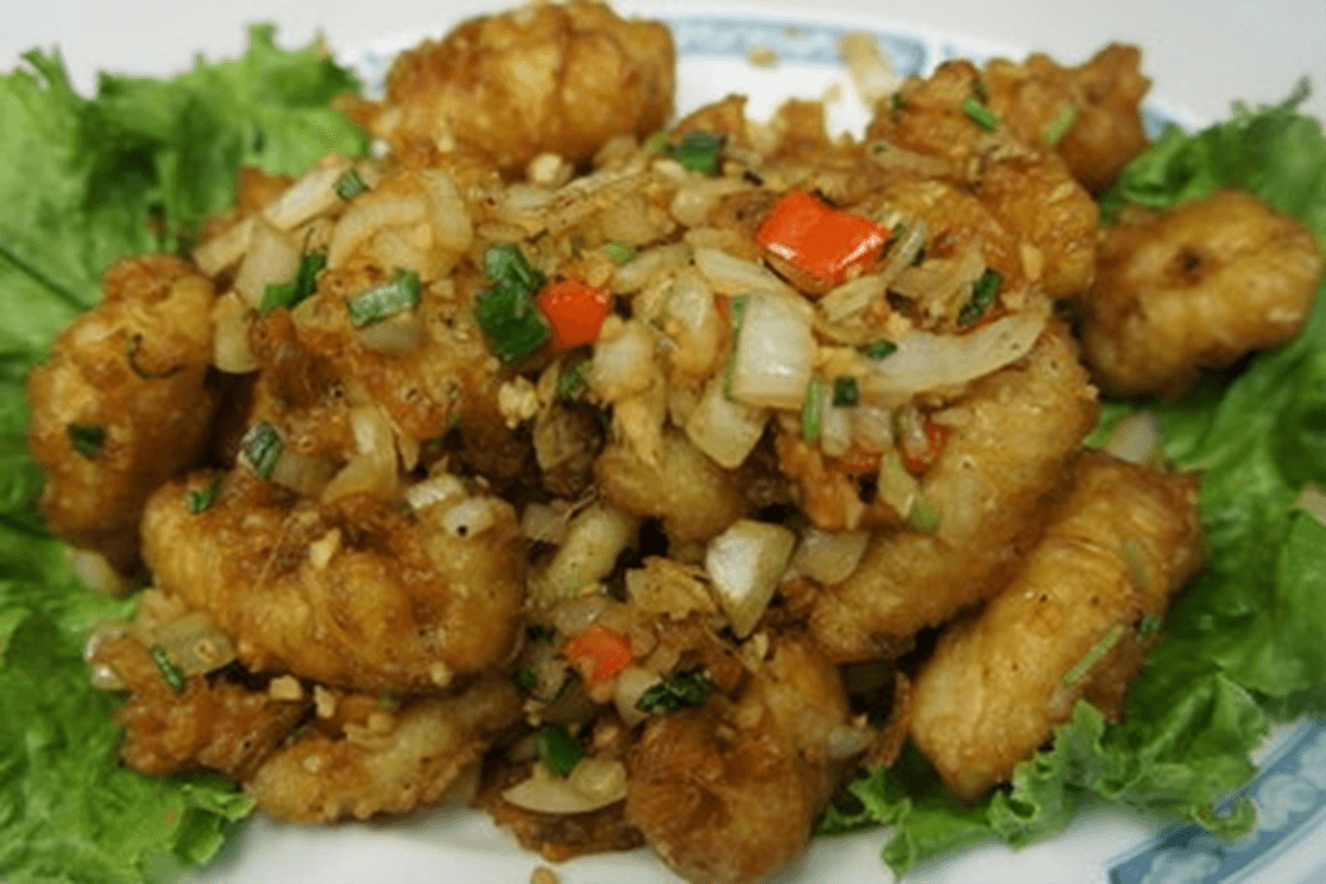 F7. (Dry) Hot and Spicy Squid
