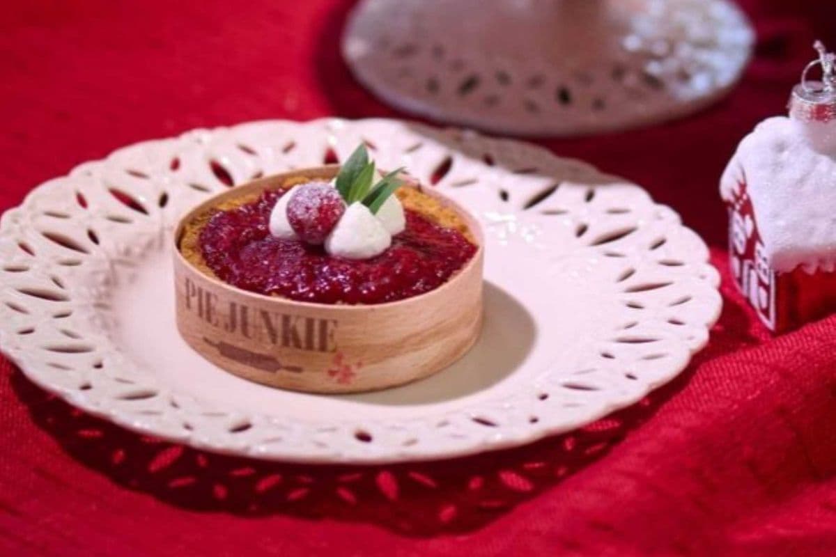 Raspberry Cheesecake Pie (8 cm)