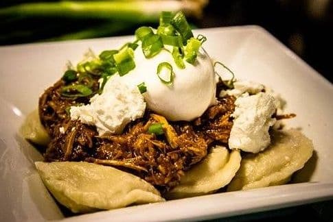 Pulled Pork Pierogi