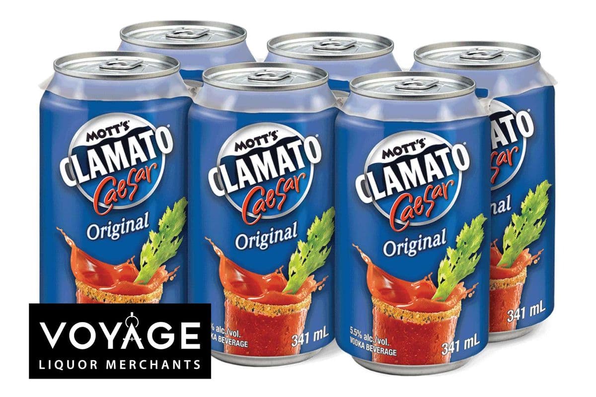 Mott's Clamato Caesar Original (6 x 341 ml)