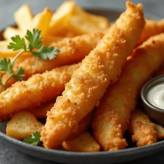 Crispy Fish Fingers- OO