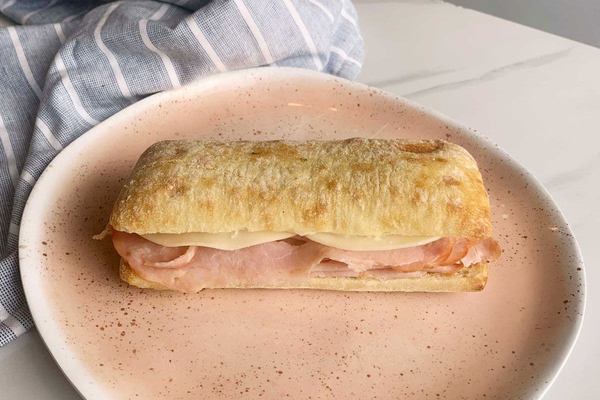 Ciabatta jambon et fromage / Ham and Cheese Ciabatta