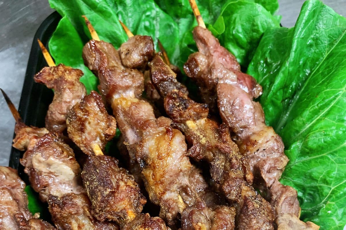 BBQ Lamb Skewers (6 skewers)