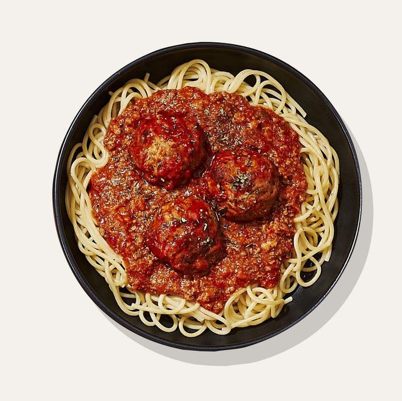 Spaghetti aux boulettes modérée / moderate Meatball spaghetti