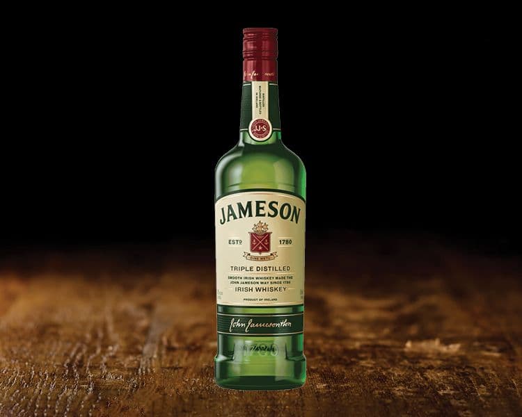 Jameson Irish Whiskey Bottle (750 mL)