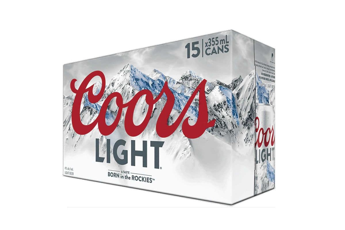 Coors Light (15 x 355 ml Cans)