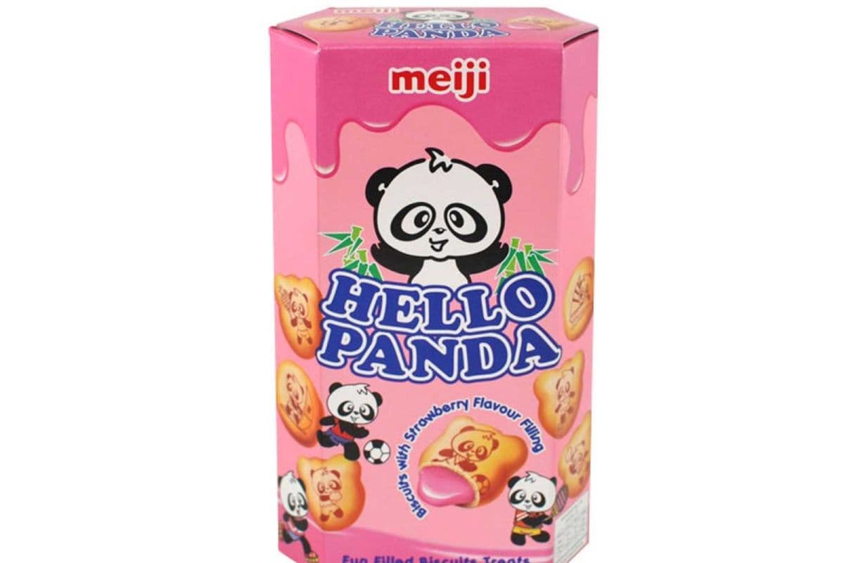 Biscuits Meiji Hello Panda Fraise