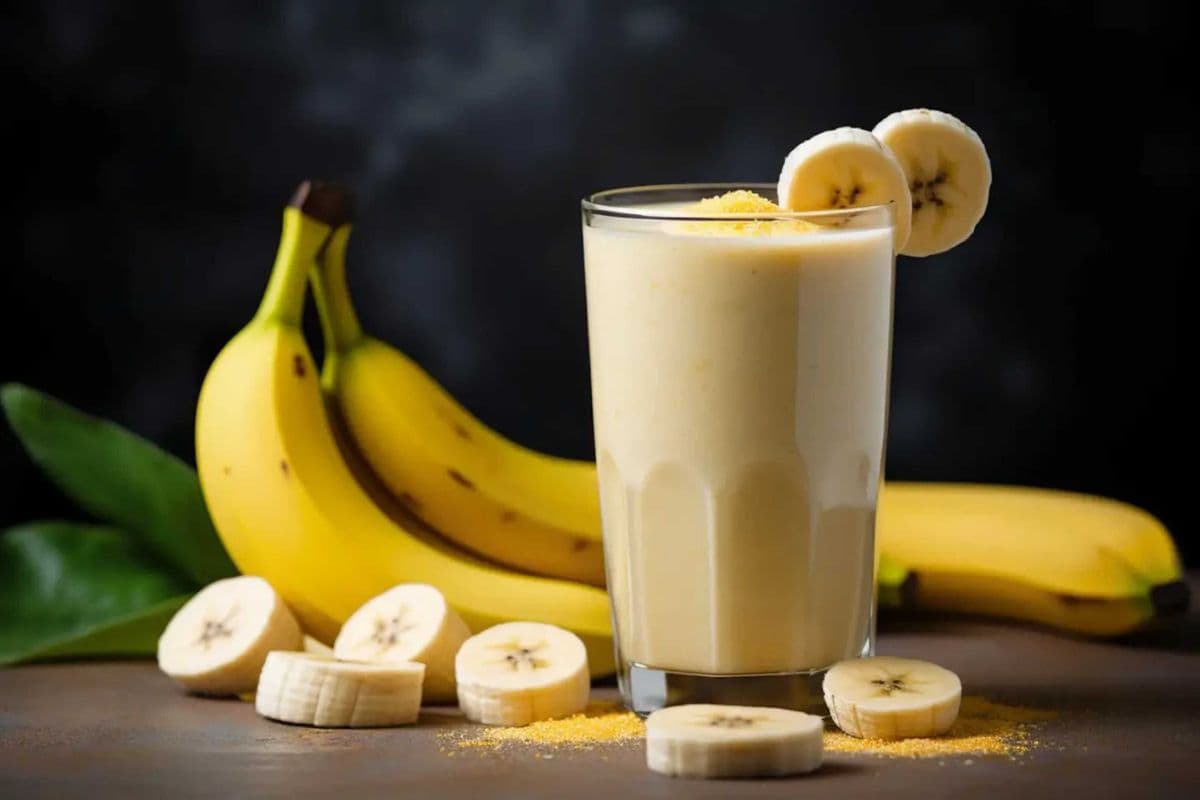 F2 Mango Banana Milkeshake(芒果香蕉冰) (16oz)