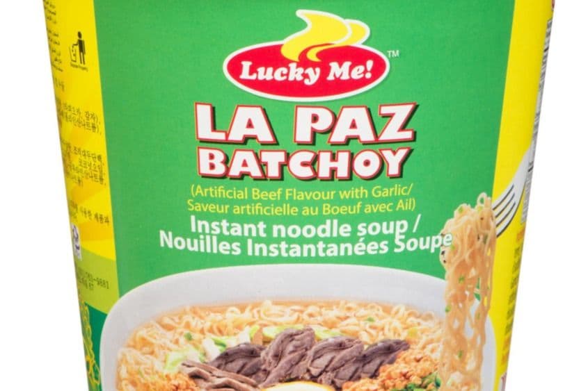 Lucky Me- cup noodles( la Paz Batchoy Beef with Garlic Flavour ) (70 g)