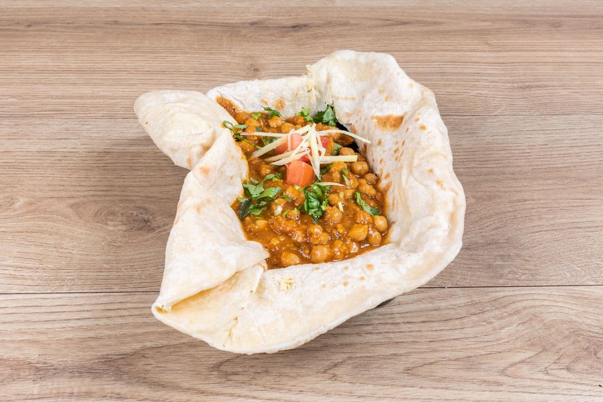Chana Masala Roti