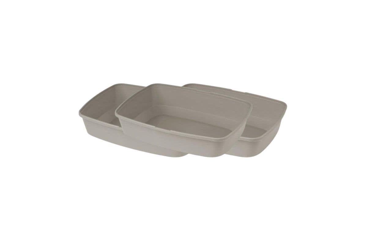 Moderna Deep Pan Litter Box Jumbo Grey (1 ct)